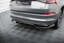 Skoda Kodiaq Sportline Mk1 Facelift 2021-2023 Diffuser (Med Splitters) V.1 Maxton Design